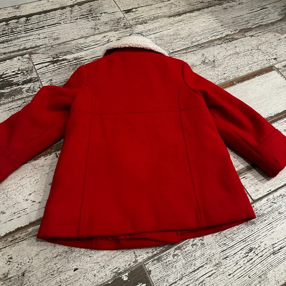 Oshkosh Bogash red pea coat | 3T